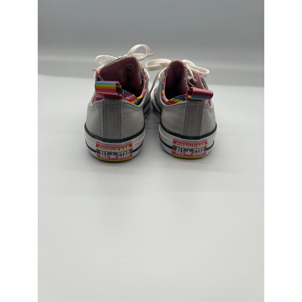 Converse All Star - Gray Rainbow Stripe Sneaker SIZE 8 - Picture 4 of 6
